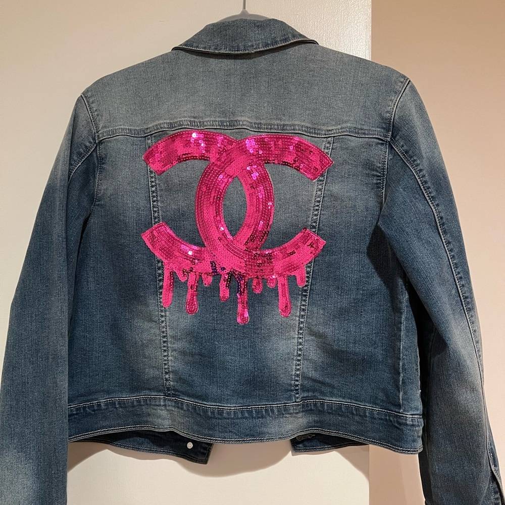 Denim Jacket with back patch